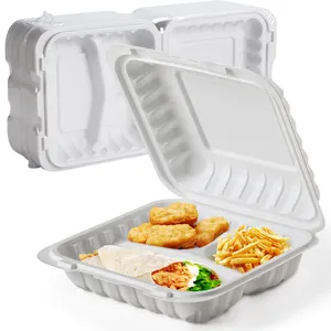 Boîte à lunch Bento personnalisée avec couvercle, garde-manger pour la préparation de repas au micro-ondes à emporter