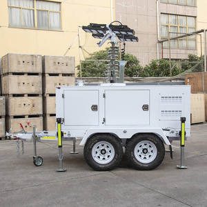 7000w הידראולי רכב תורן דיזל רכוב מחולל מגדל אור נייד - Product Image 3