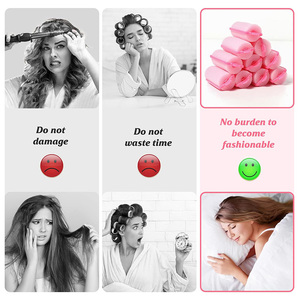 Vente entière d'usine Petite tige de mousse froide Rouleaux de cheveux Styling Bigoudis pour la coiffure à domicile - Product Image 6