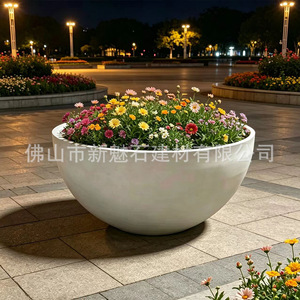 Nouveau pot de fleurs d'extérieur Magic Stone, grand, rond, de haute qualité, résistant à la corrosion, pour aménagement paysager et bassin de plantation - Product Image 3