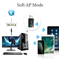 Carte réseau USB EDUP AC1200, adaptateur Wifi USB sans fil 1200 Mbps, produit très vendu