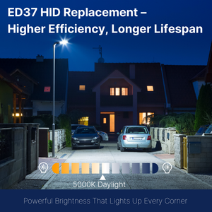 Bombilla LED de Alta Luminosidad 12600LM 120V-277V con Base EX39, 3 Potencias Seleccionables, Bombilla LED HID para Almacenes, Estadios Deportivos, Certificación ETL FCC - Product Image 4