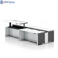 Solution console personnalisée à guichet unique Table modulaire Durabilité à long terme Bureau de négociation Salle de contrôle Centre de commande