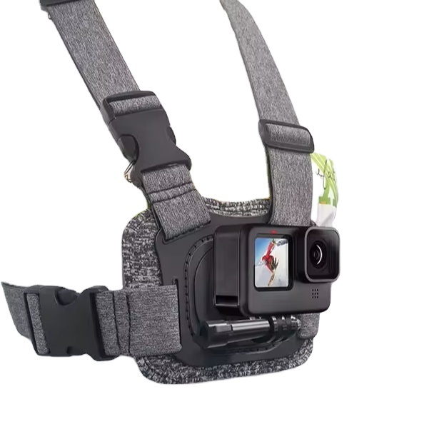 Elastic Mobile Phone Holder Adjustable Performance Action Camera Chest Mount Harness Strap for Go Pro Action Cameras