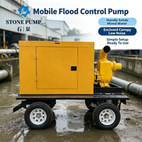 Pompe de drainage mobile auto-amorçante en fer de 6 pouces, haute efficacité, anti-colmatage, pour eau de mer, remorque, eaux usées diesel, site agricole et industriel