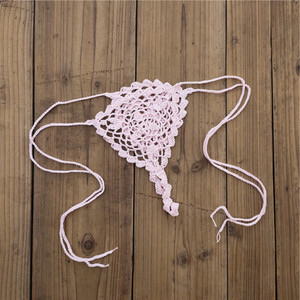 Culotte <span class=keywords><strong>de</strong></span> bikini au crochet faite main, micro-moulée, pour <span class=keywords><strong>bain</strong></span> <span class=keywords><strong>de</strong></span> <span class=keywords><strong>soleil</strong></span> et natation - Product Image 3