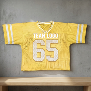 Wholesale American Football Jersey Custom Breathable Quick Dry Lightweight High Quality Short Sleeve Eco-Friendly Custom Logo UV - Product Image 1