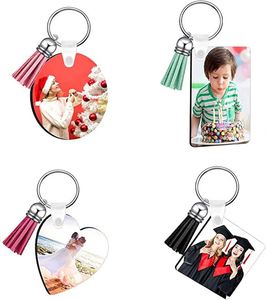 Porte-clés publicitaire personnalisé en métal, cadeau promotionnel léger, impression par transfert thermique, souvenir de luxe, porte-clés en alliage de zinc avec logo - Product Image 2