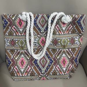 Сумка через плечо Tong-QQ: новая модная женская сумка из канваса на молнии, без отделения для ноутбука, с двумя ручками, принтованный дизайн, большая вместимость, на все сезоны - Product Image 3