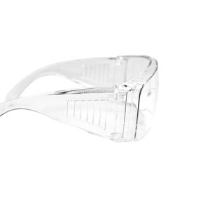 100MOQ تناسب أكثر من UV400 حماية كاملة نظارات السلامة الداكنة للعين ، لون أسود مع دروع جانبية - Product Image 4