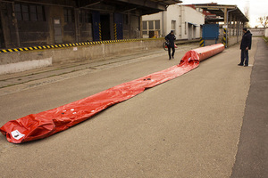 Wasser einspritz ausleger Wieder verwendbarer aufblasbarer Gummi-Flut damm - Product Image 5