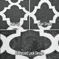Tapis géométrique de luxe moderne pour salon, en fausse fourrure et laine, antidérapant, fabriqué à la machine, pour sol, porte ou chevet