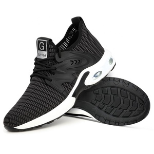 GUYISA di Alta qualità industriale di protezione alla moda traspirante estate <span class=keywords><strong>scarpe</strong></span> da lavoro per gli uomini <span class=keywords><strong>scarpe</strong></span> di sicurezza di sicurezza - Product Image 4