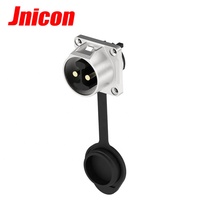 Pour connecteur d'alimentation industriel Jnicon MJ24 câble circulaire 50amp avec boîtier en Nylon de Contact en cuivre à 2 broches