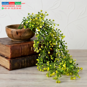 Artificial Hanging <b>Flower</b> Creeper Green Floral Vine Plant for Home Balcony <b>Wall</b> Garden Indoor Outdoor Decoration - Product Image 5