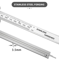 IP54 pied à coulisse acier inoxydable pieds à coulisse numérique étanche Vernier calibre outils de mesure jauge d'épaisseur règle de profondeur