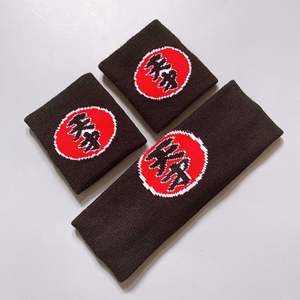 Bandeau anti-transpiration <span class=keywords><strong>CrossFit</strong></span> personnalisé unisexe de haute qualité avec logo de dessin animé visage souriant brodé Tennis et course à pied Sports pour cadeaux de bienvenue - Product Image 6