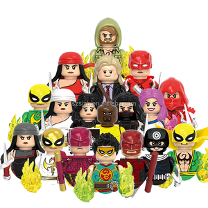 Bloques de Construcción de Plástico ABS Ecológicos, <span class=keywords><strong>Mini</strong></span> Figuras de Acción Educativas, Juguete de Construcción de Accesorios para Películas Populares - Product Image 1