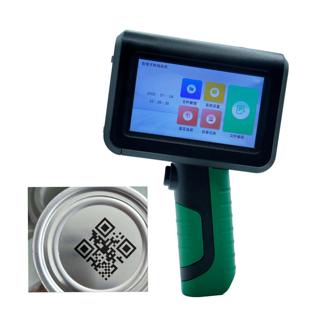 High-Speed Industrial Grade Automatic Thermal TIJ Inkjet Label Printer for Flex Material Online Text/Logo/QR Code Coding