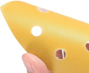 Papier abrasif en oxyde d'aluminium à liant résineux, grains 60-320, pour outil oscillant multi-usages, fixation auto-agrippante, forme triangulaire pour plaques de ponçage - Product Image 4
