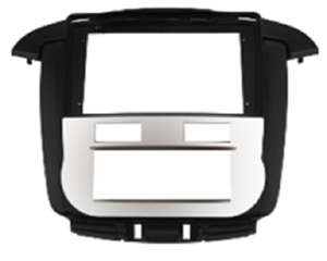 XTRONS Car Interior Dashboard Frame for Toyota Innova 2011-2014 9 Inch Auto AC Matte Black - Product Image 1