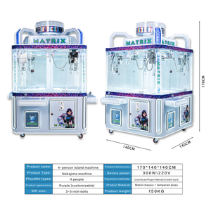 Giocattolo di caccia avvincenti Arcade parco divertimenti al coperto giocattolo a gettoni macchina artiglio di peluche per bambini giocattolo con accettore di banconote - Product Image 2