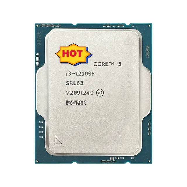 2026 TXRUI for Core I3 12100F 3.3GHz 14-core LGA 1200 Desktop CPU with 12MB L3 Cache for I3/i5/i7 Models