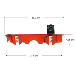 Telecamera Posteriore AHD per Luce Freno e Retromarcia per Renault Kangoo 2007-2021 e Mercedes-Benz <span class=keywords><strong>Citan</strong></span> 2012-2021, Impermeabile - Product Image 1