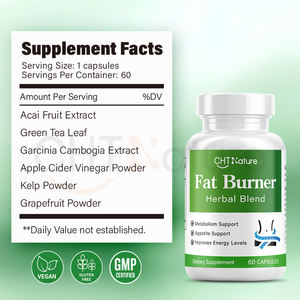 CHTNature özel etiket EGCG YEŞİL ÇAY özü <span class=keywords><strong>Garcinia</strong></span> gargia Acai meyve yağ yakıcı kapsül - Product Image 4