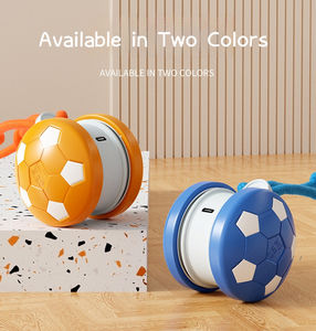 Mainan Kreatif Piala Sepak Bola, Bola Loncat Elastis TPU PP Katun, Mainan Kucing & Anjing, Mainan Hiburan Mandiri - Product Image 3