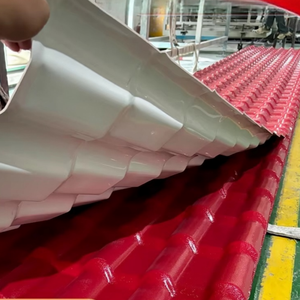 Vente en gros usine de tôles de toiture ondulées en ASA <span class=keywords><strong>PVC</strong></span>, étanches, anti-UV, en résine synthétique, pour usage extérieur (temples, entrepôts) - Product Image 2