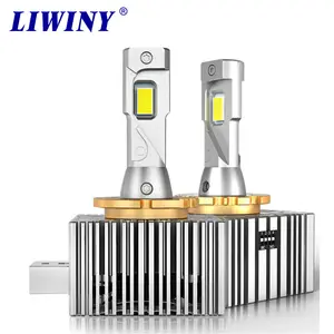 Liwiny 110W 30000LM毫米即插即用原装HID氙气灯泡镇流器D1 D2 D3 D4 D5 D8无错误CANBUS汽车发光二极管前照灯