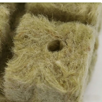Blocs de laine de roche carrés HT pour semis hydroponiques avec résistance au feu de 2 heures, température maximale de 250°F, garantie d'un an