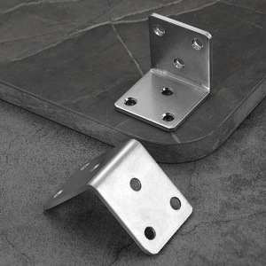 Supports d'étagère en acier laminé à froid, à angle droit de 90 degrés, pour connecteurs de meubles de placard, durables et robustes - Product Image 2