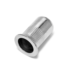 Tuerca remachable ciega redonda moleteada de acero inoxidable 304 con <span class=keywords><strong>rosca</strong></span> a la derecha, grado A2-70, para tratamiento de agua - Product Image 4