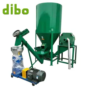 1 t 2 t per hour Chicken hens pellet Food Making Process line Machine floating fish poultry farm animal Feed Process Line