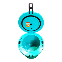Seau à glace refroidisseur rond rotomoulé 16L personnalisé pour camping en plein air et pique-nique