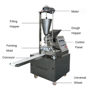 Máquina para hacer bollos a vapor Knishes de Arabia Saudita, máquina formadora de Mochi <span class=keywords><strong>baozi</strong></span>, máquina para hacer helados siopao, máquina para hacer mochi, barra de galletas - Product Image 3
