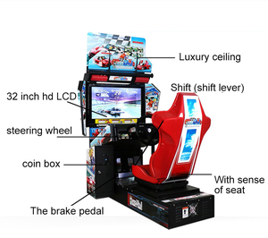 Simulatore di Guida Auto da <span class=keywords><strong>Corsa</strong></span> con Schermo HD da 32 Pollici, Macchina da Gioco Arcade per Sala Giochi, Prezzo di Fabbrica - Product Image 4