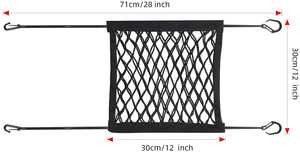 कबेलपेट यूनिवर्सल पालतू बैरियर कुत्ते कार नेट बैरियर कार नेट बैरियर, पालतू जानवरों के साथ सुरक्षित रूप से ड्राइविंग स्थापित करना आसान है - Product Image 6