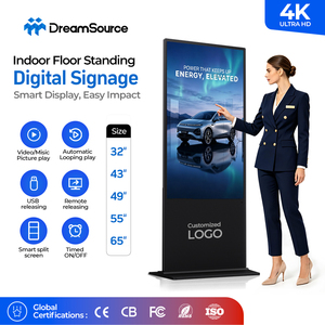 Pantalla LCD <span class=keywords><strong>de</strong></span> Señalización Digital <span class=keywords><strong>de</strong></span> 43, 49, 55 y 65 Pulgadas, 4K, Ultra Delgada, para Publicidad Digital en Aeropuertos y <span class=keywords><strong>Metro</strong></span> - Product Image 1