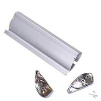 Bannière de table portable, mini salon professionnel, aluminium, table, rétractable, format A3 A4, support de bannière déroulante