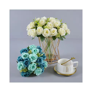 Rosas Artificiales de Seda al por Mayor para Decoración de Bodas, Flores de Osmanto Artificiales con Tacto Real - Product Image 2