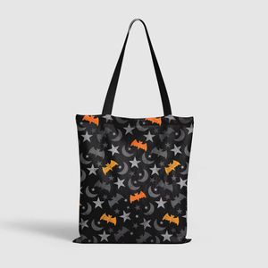 DLBZ Customized Halloween Heavy Duty Eco-friendly Reusable Recycled Canvas Cotton <b>Rope</b> Tote Shopping <b>Bag</b> for Outdoor Use - Product Image 2