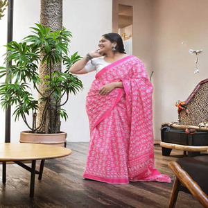Sari de polietersulfona de alta calidad con bordado floral hecho a mano, manga abullonada y cuello en V, corte regular, venta al por mayor, India Pakistán 2022 - Product Image 3