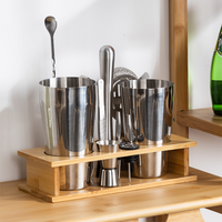 Ensemble de shaker Boston en acier inoxydable, kit de barman professionnel, passoire, kit à cocktails, ensemble de shaker à cocktails en acier inoxydable