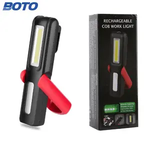Lampe d'inspection magnétique à led cob, portable, rechargeable par USB, éclairage de travail, pour la réparation d'une voiture ou en cas d'urgence, 100 w