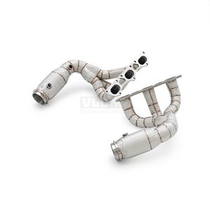 Colector de Escape de Alto Rendimiento para Porsche 911 991.1 Carrera/Carrera 4 3.4L 2012-2015, Colector <span class=keywords><strong>Decat</strong></span> de Alto Flujo - Product Image 4