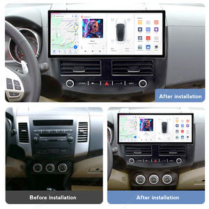 MEKEDE DUDU7 A7870 Car-play Auto, Pantalla de Radio para Auto Android de 12.3 Pulgadas con Resolución de 2400*896 para <span class=keywords><strong>Mitsubishi</strong></span> Outlander 2008-2015 - Product Image 3