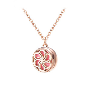 Energinox New Aromatherapy Jewelry Locket Buckle Perfume Essential Oil <strong>Diffuser</strong> Buckle Locket <strong>Necklace</strong> - Product Image 6